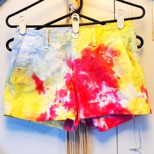 Tie-dye shorts